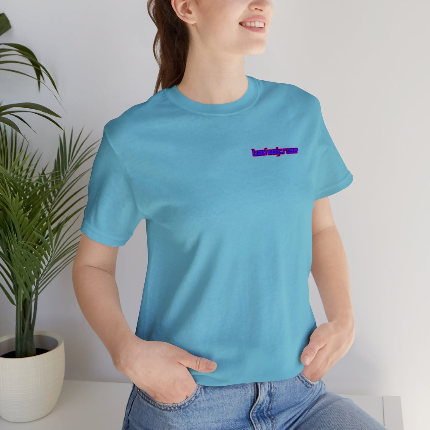 BadWolfRose Back Print Unisex T-shirt
