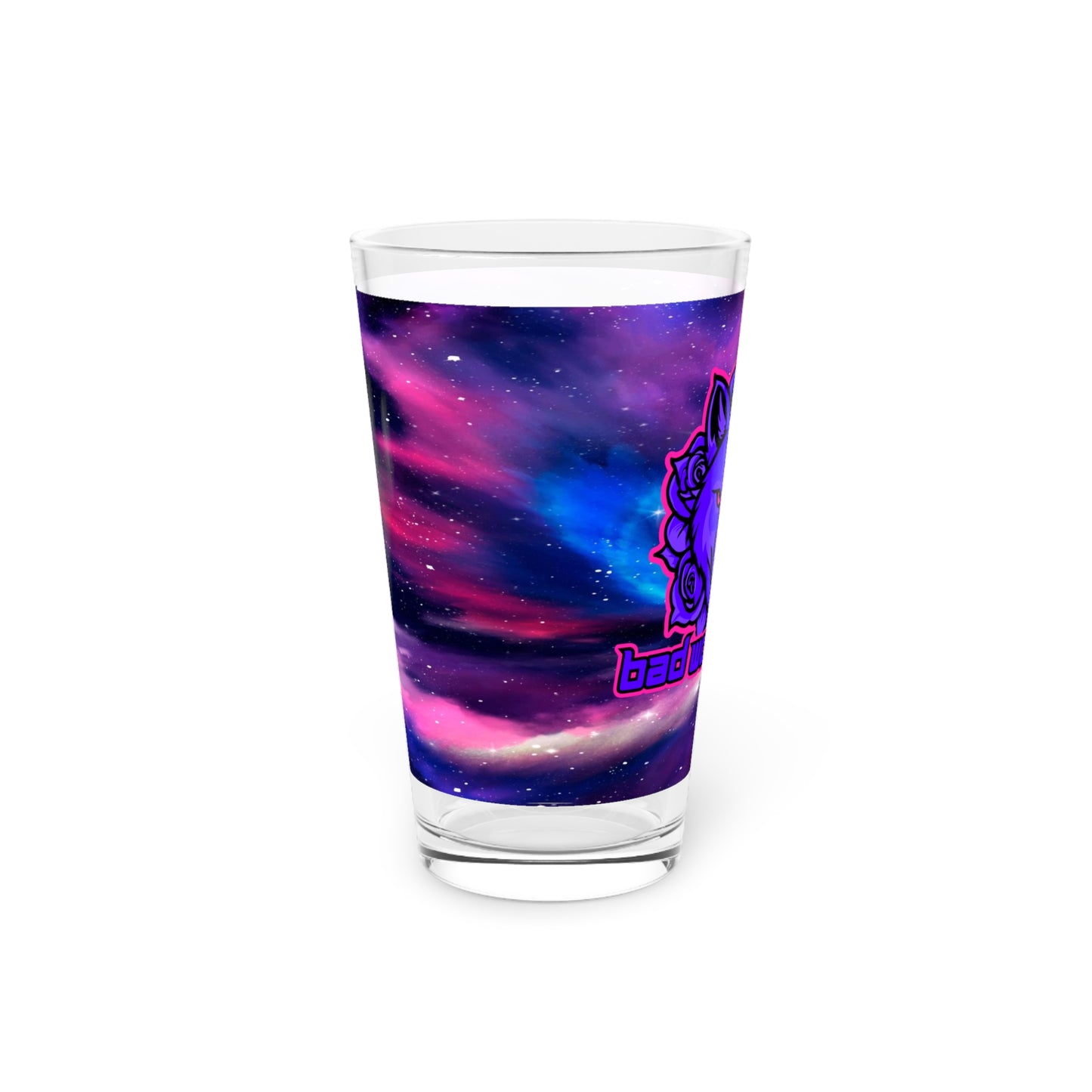 BadWolfRose Space Pint Glass, 16oz
