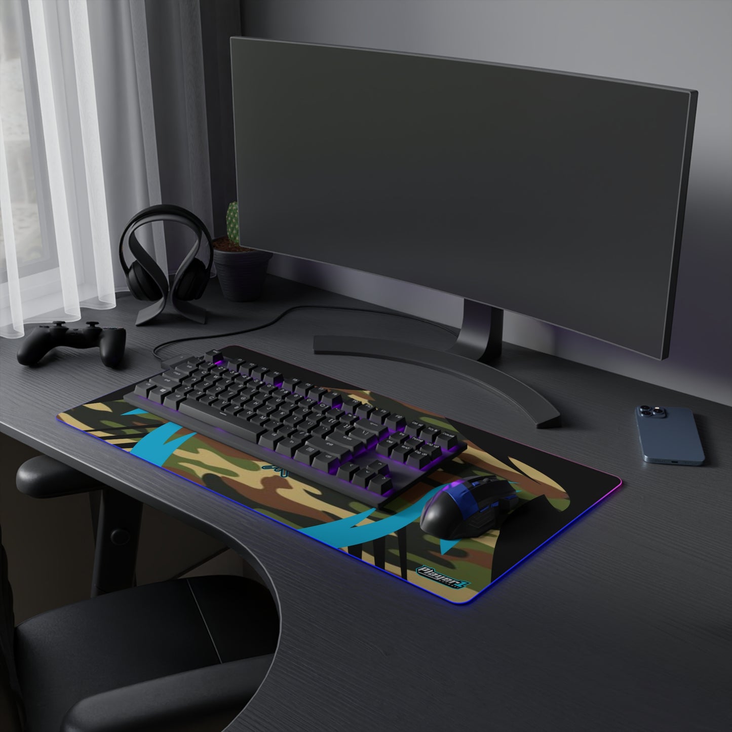 LuckySnow LED Gaming Mouse Pad