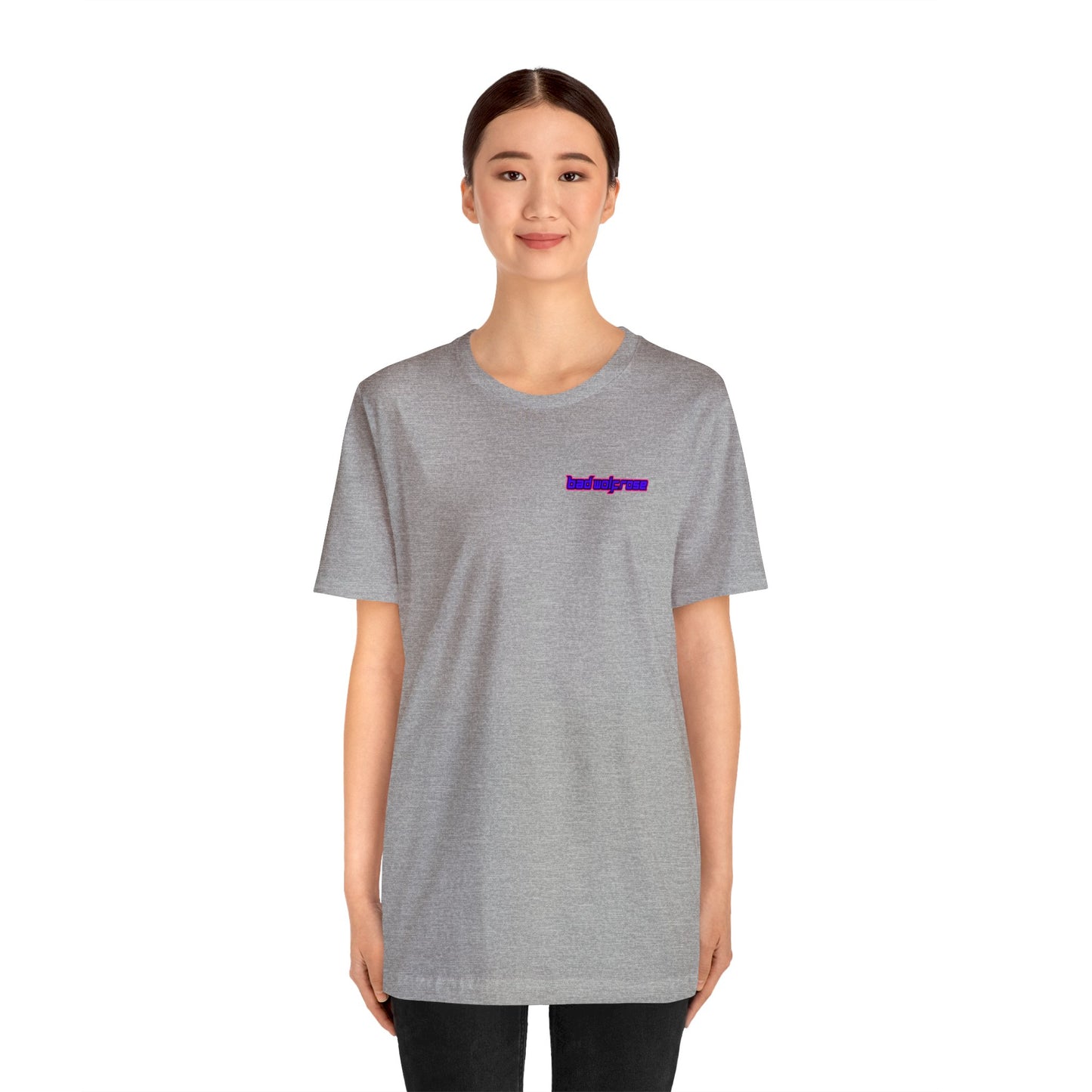BadWolfRose Back Print Unisex T-shirt
