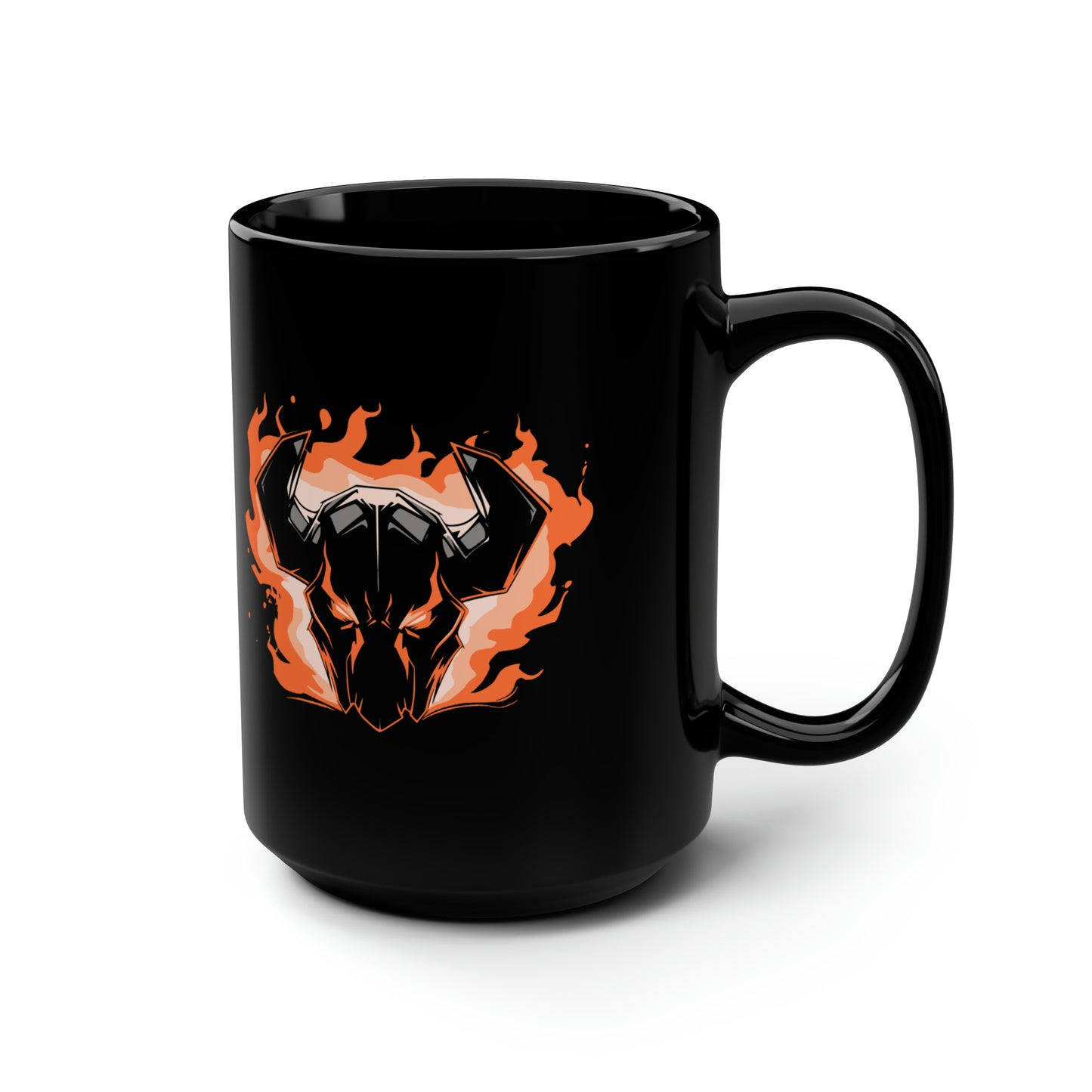 Mr. Florian Black Mug, 15oz