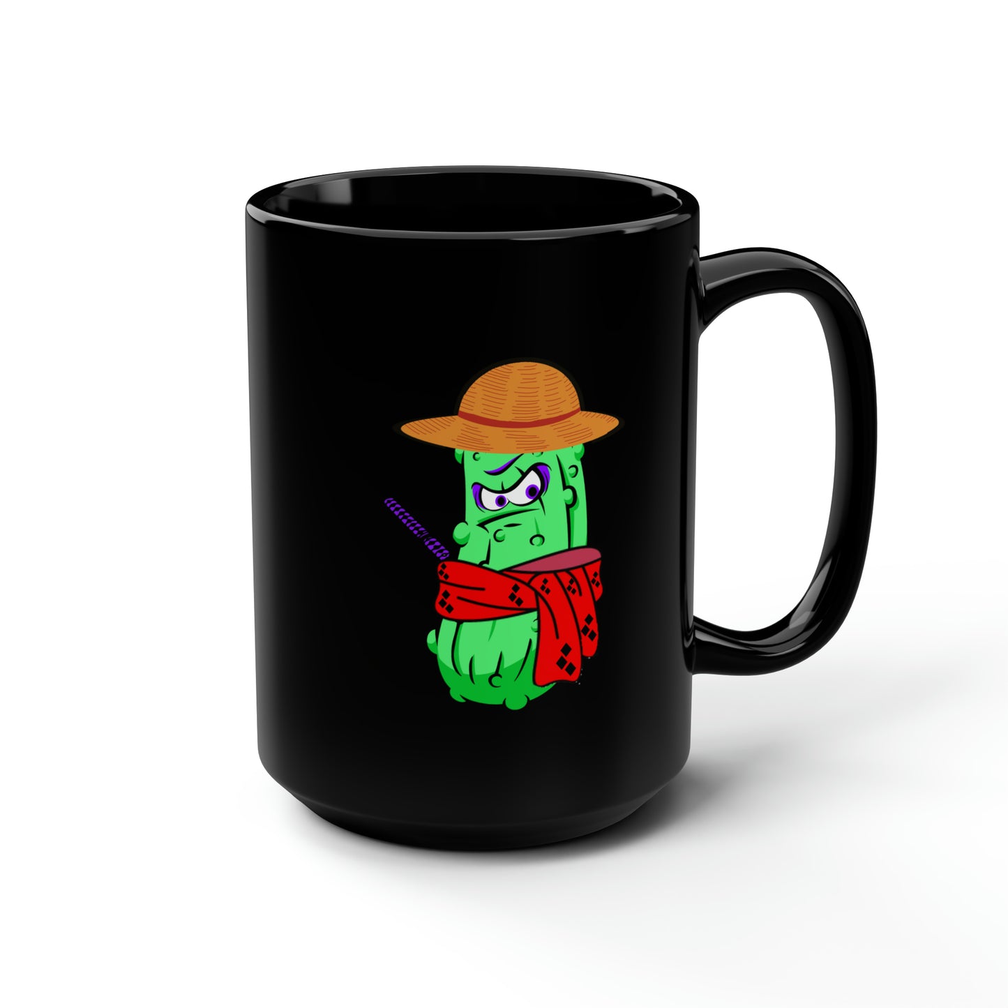 Master Pickel Joe Black Mug, 15oz