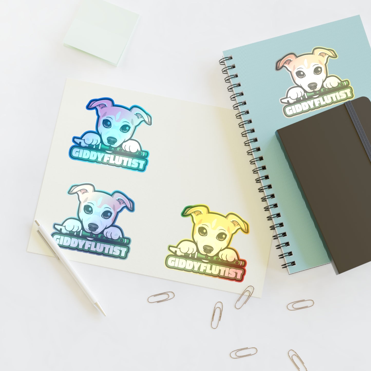 GiddyFlutist Sticker Sheets