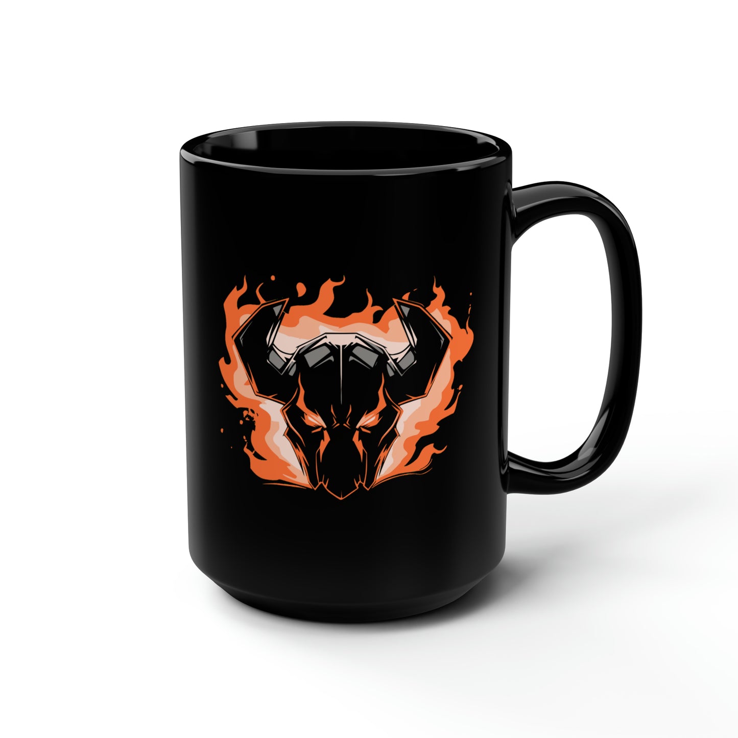 Mr. Florian Black Mug, 15oz