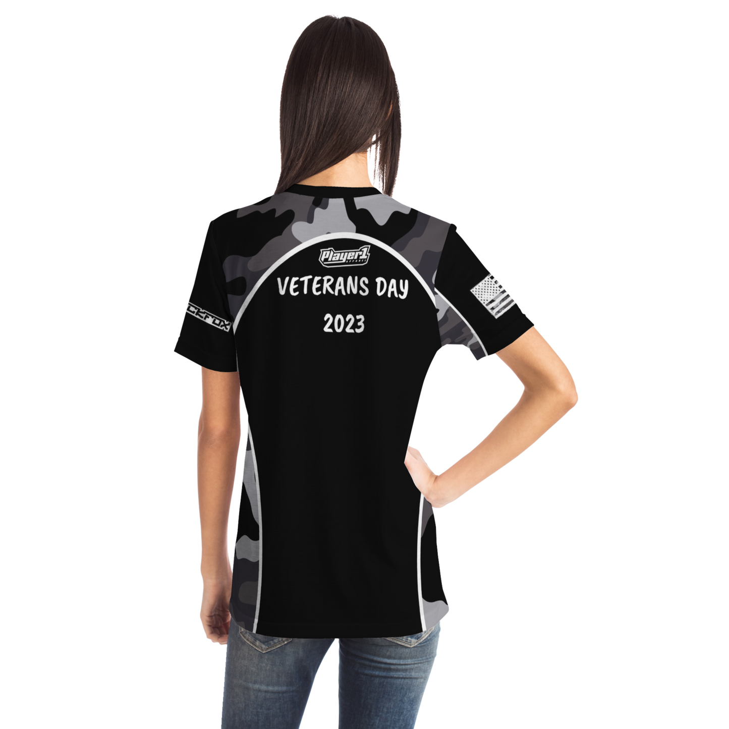 *Limited Edition* BlackFox Grey Camo Veterans Day 2023 Pro Jersey