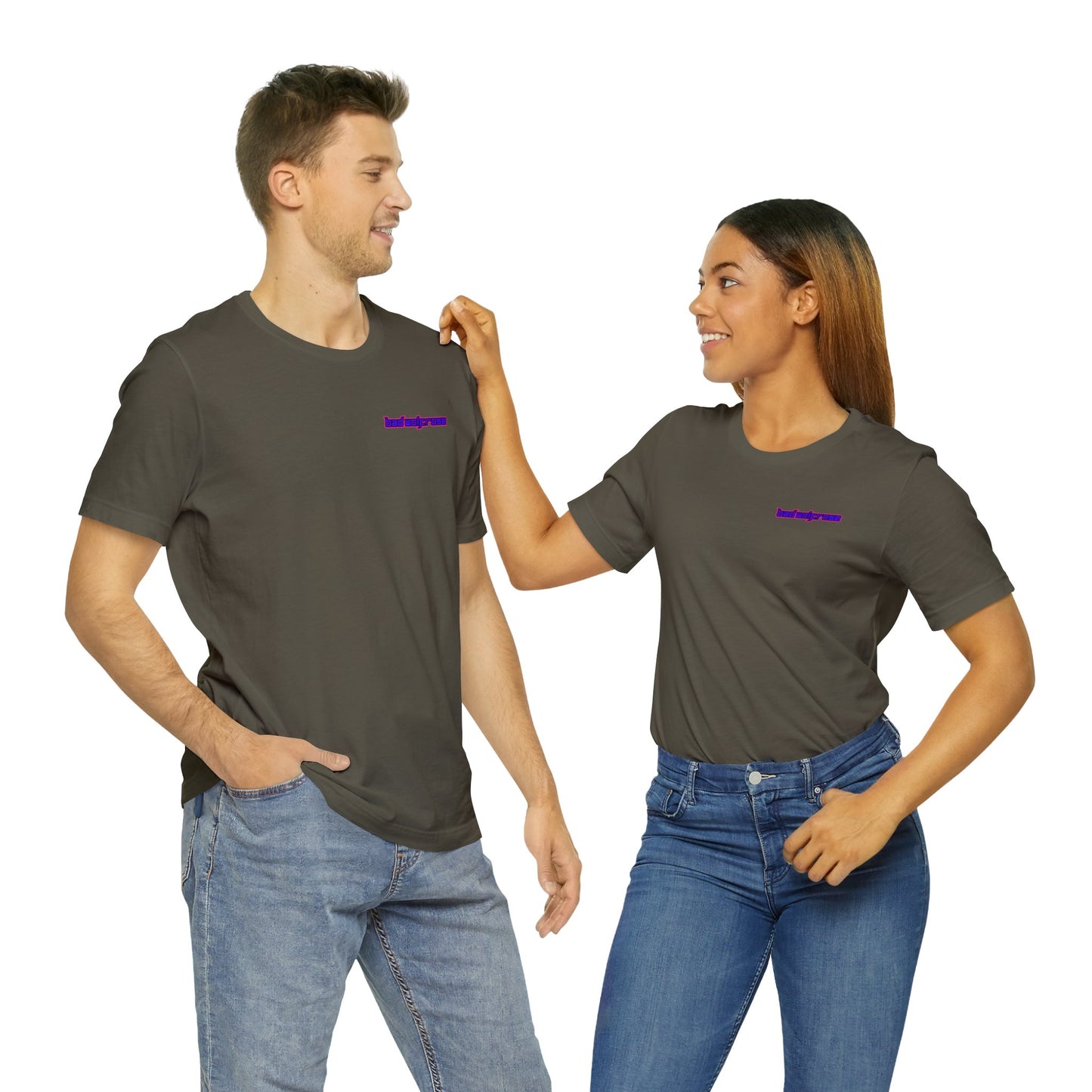 BadWolfRose Back Print Unisex T-shirt