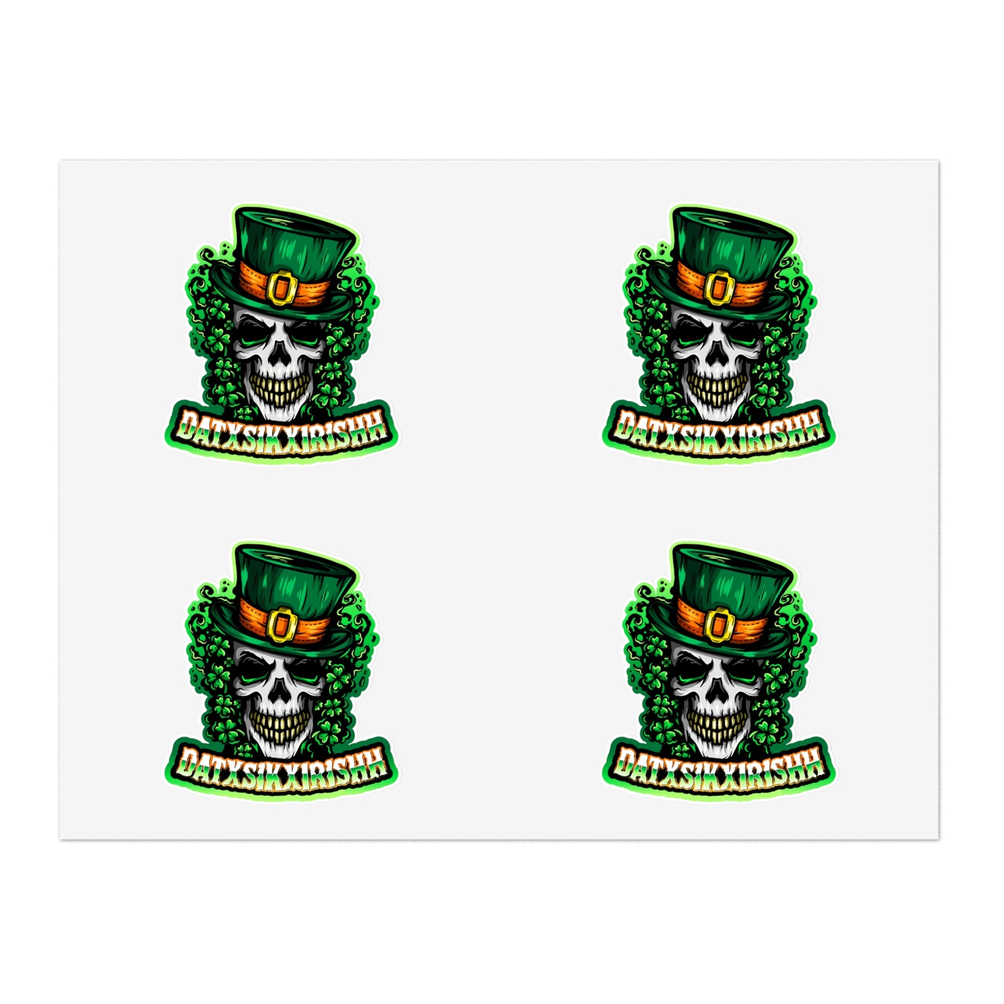 Dat Sik Irishh Sticker Sheets