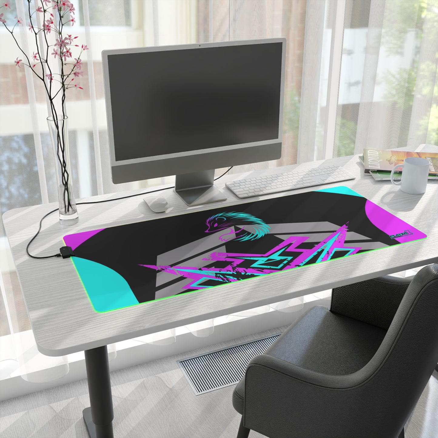 Kraven Quills LED Gaming Mouse Pad