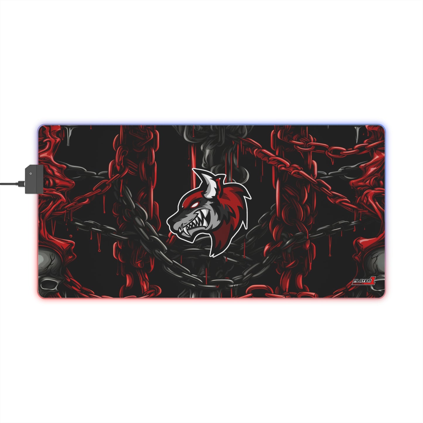 DevilWolf LED Gaming Mouse Pad