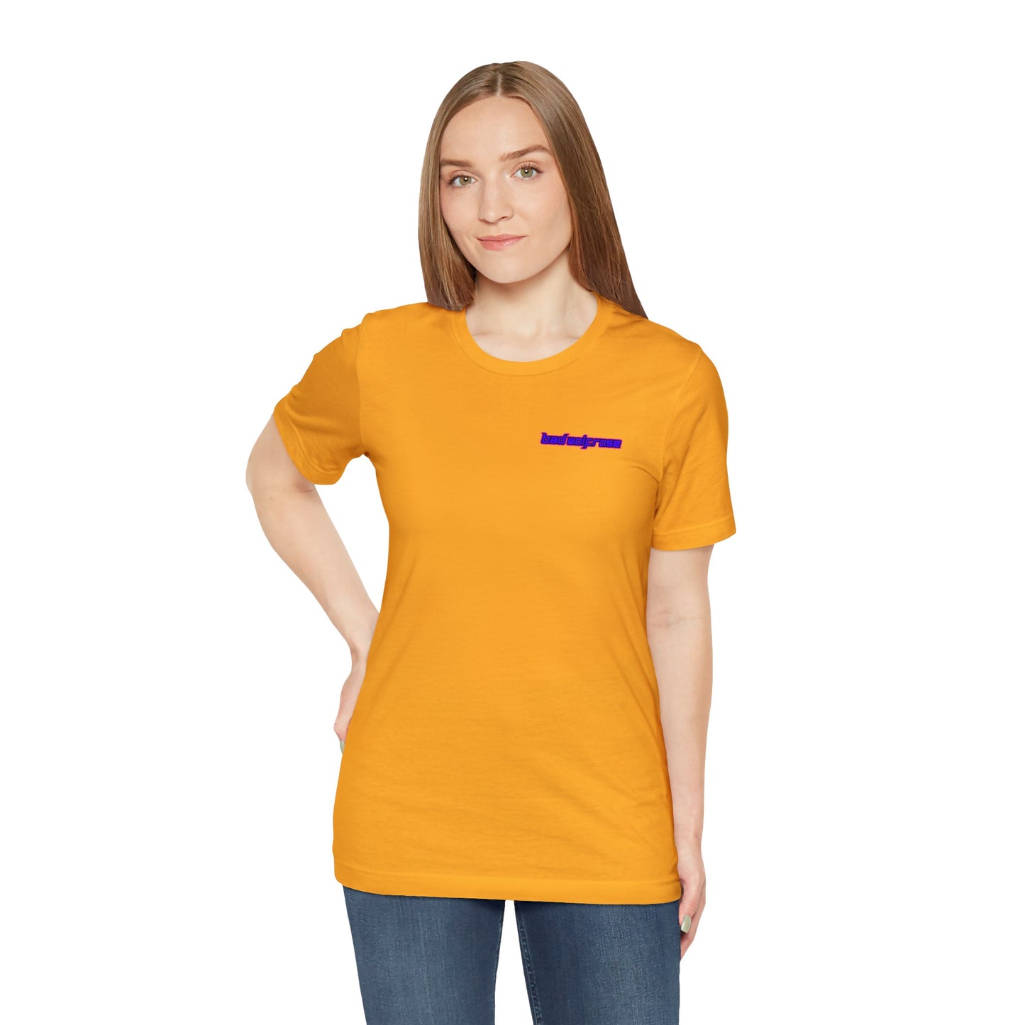 BadWolfRose Back Print Unisex T-shirt