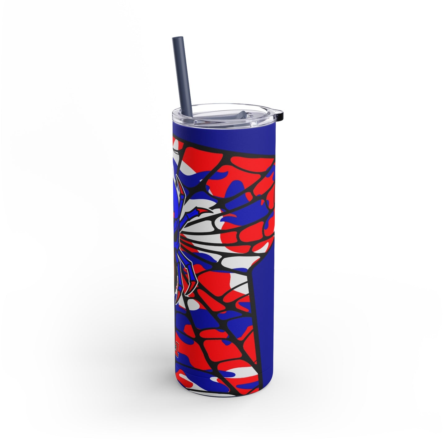 Spiderman8888 Skinny Matte Tumbler, 20oz