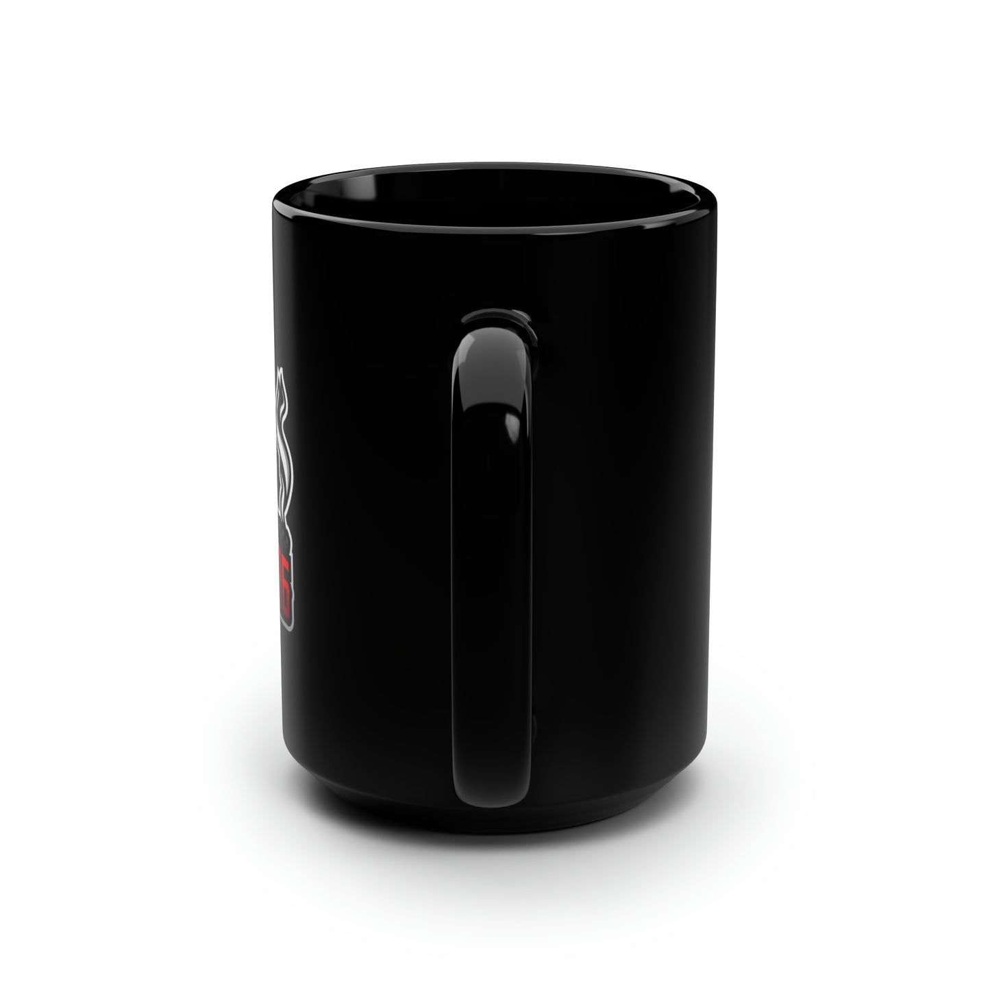 Deadlyshot16 Black Mug, 15oz