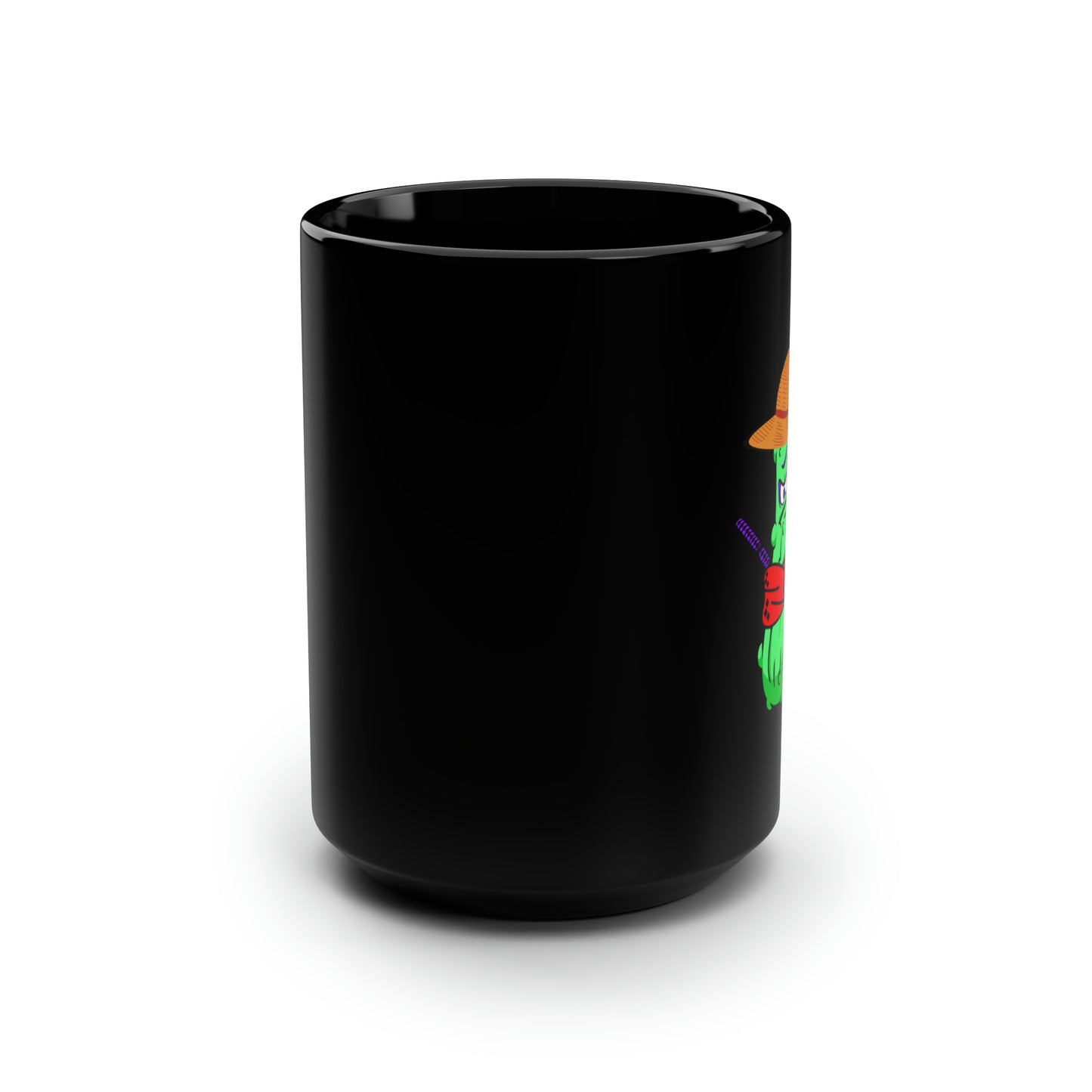 Master Pickel Joe Black Mug, 15oz