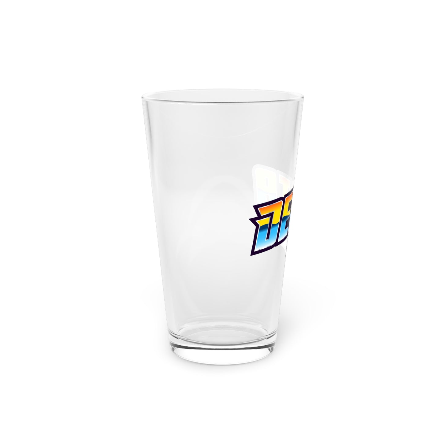 Delta FZNS Text Pint Glass, 16oz