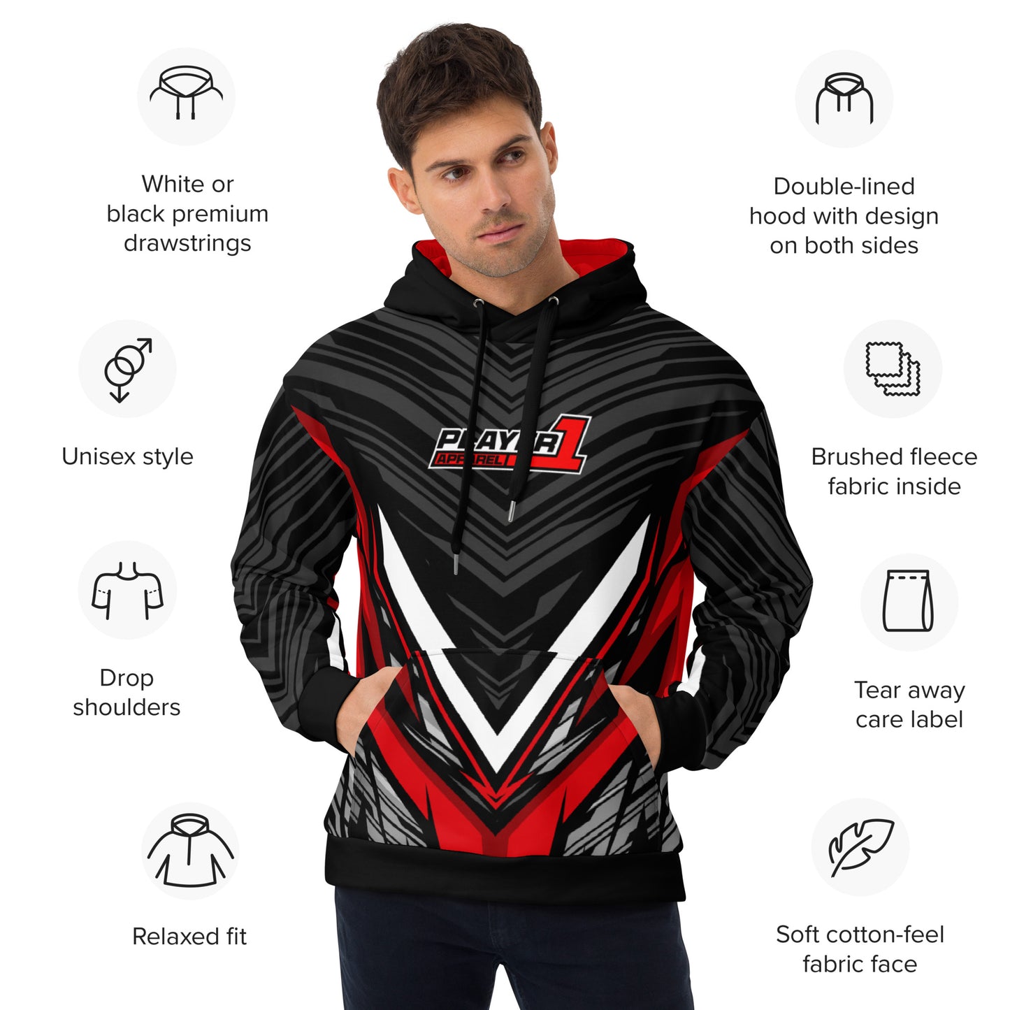 Player1Apparel Unisex Pro Hoodie V2