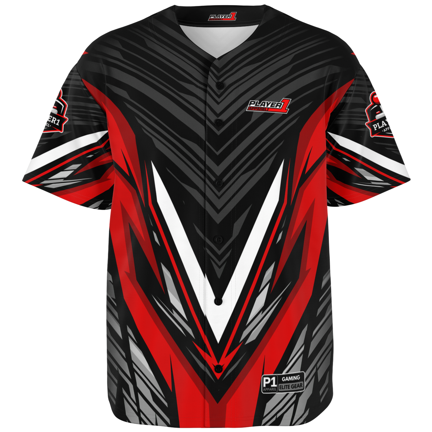 Player1Apparel V2 Unisex Baseball Jersey (CN)