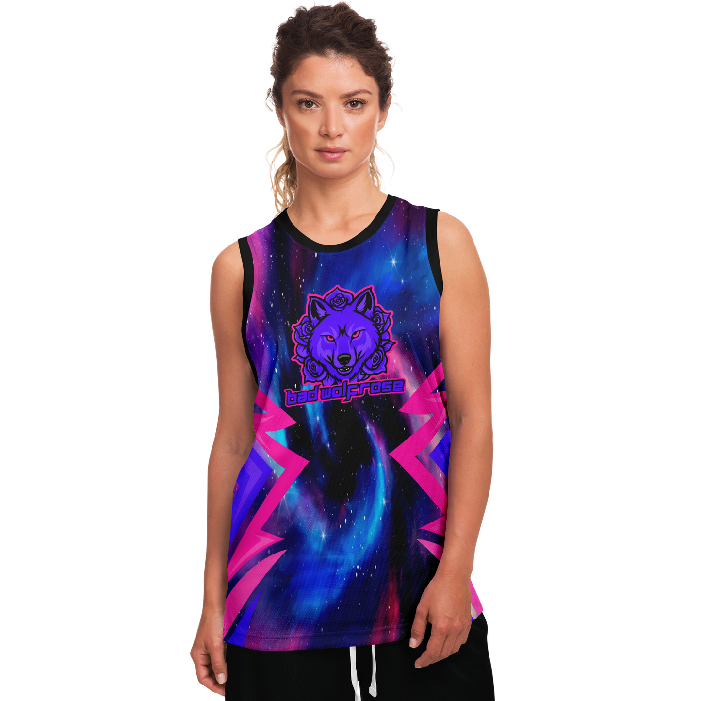 BadWolfRose Basketball Jersey