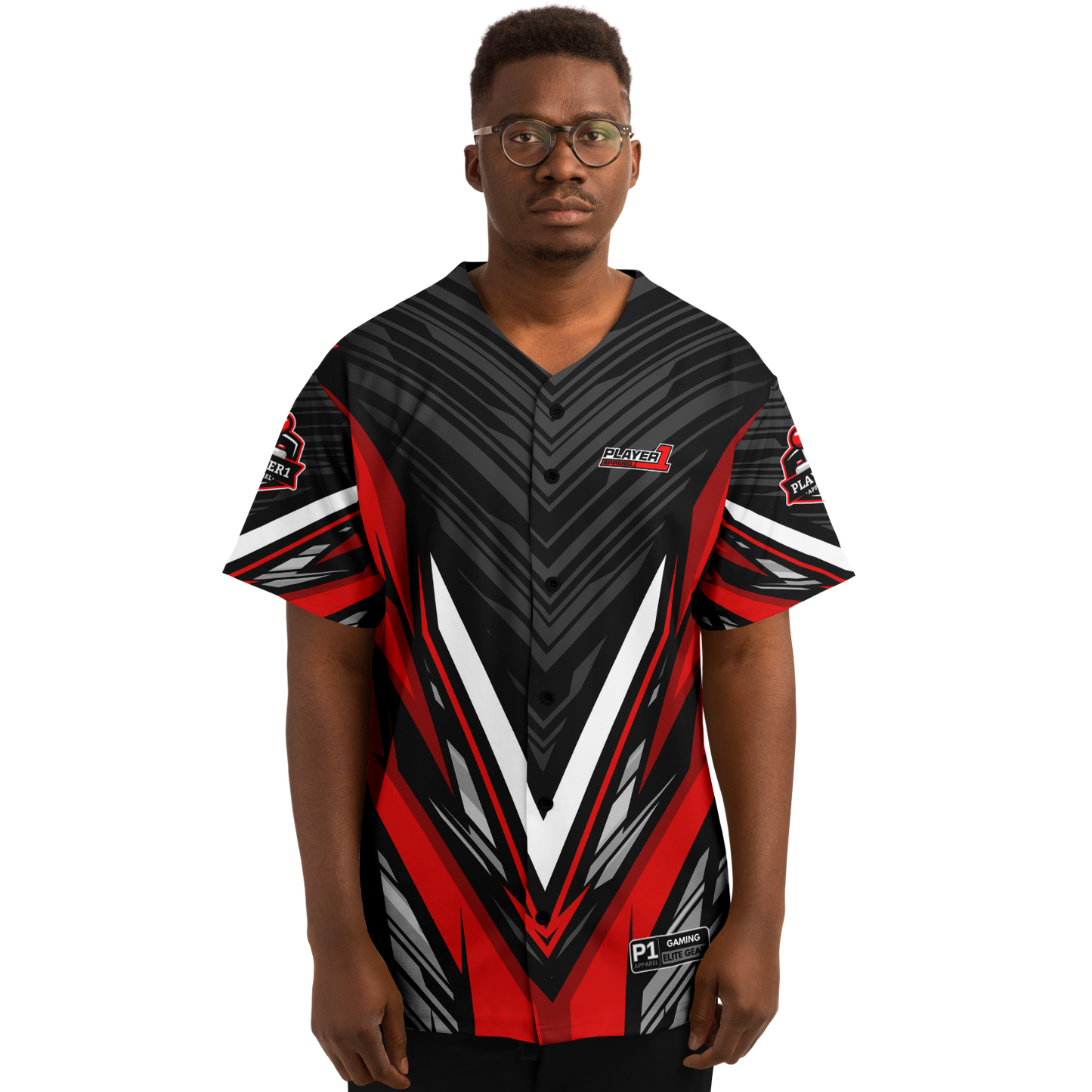 Player1Apparel V2 Unisex Baseball Jersey (CN)