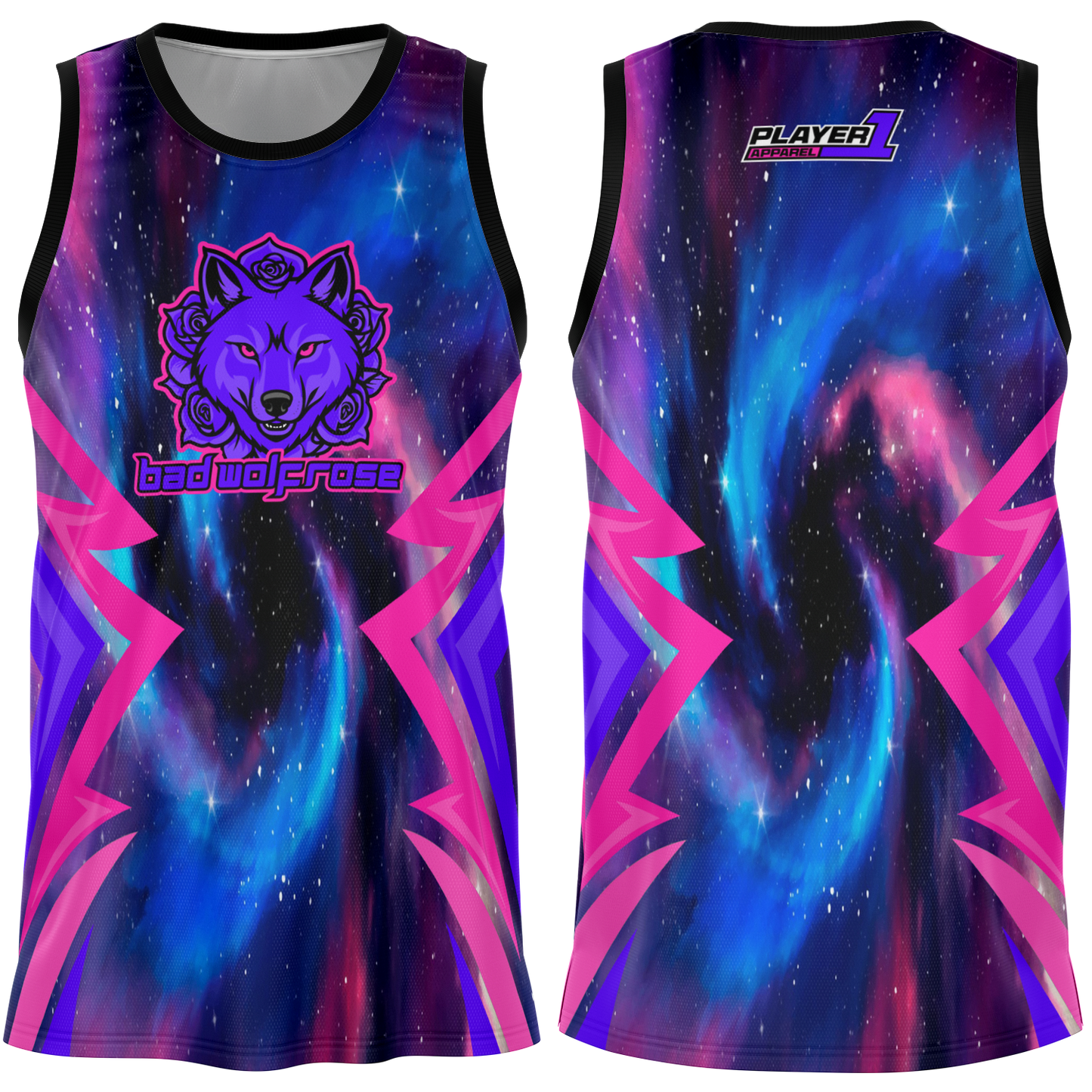 BadWolfRose Basketball Jersey