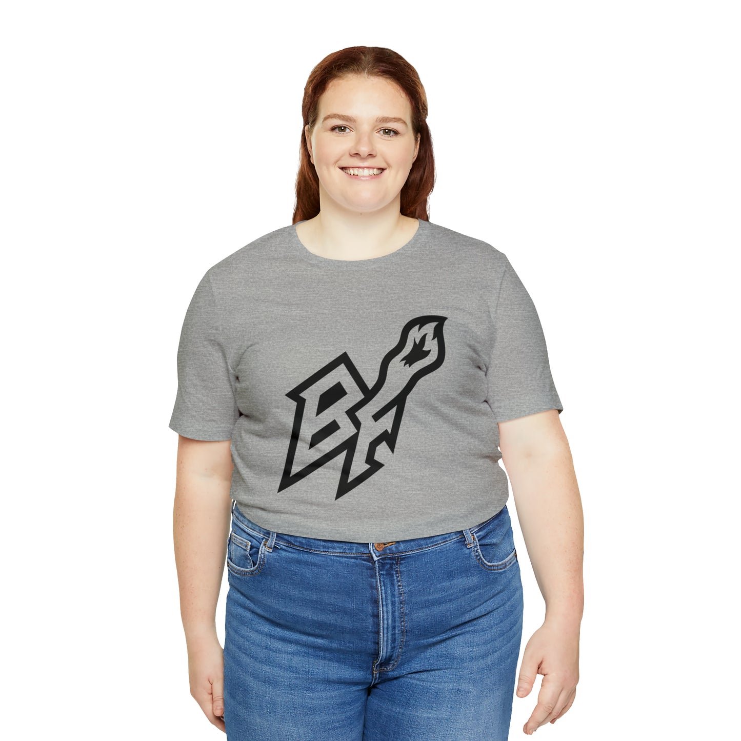 BlackFox Unisex T-shirt W/Black Logo