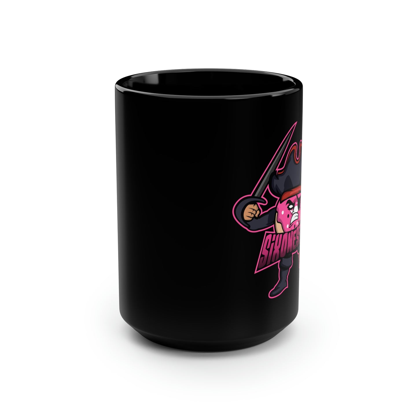 SixOneSev3n Black Mug, 15oz