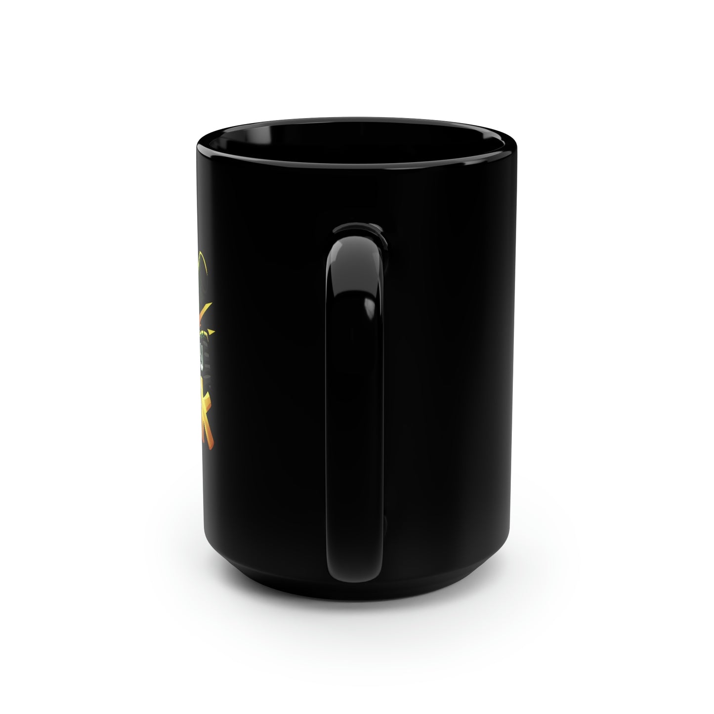 Smarmy Tank Black Mug, 15oz