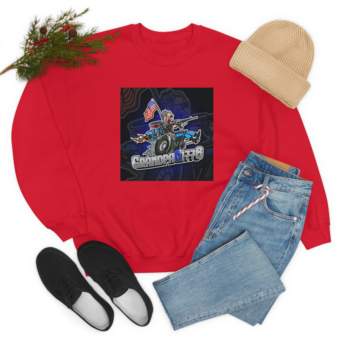 GrandpaG Silhouette Unisex Sweatshirt