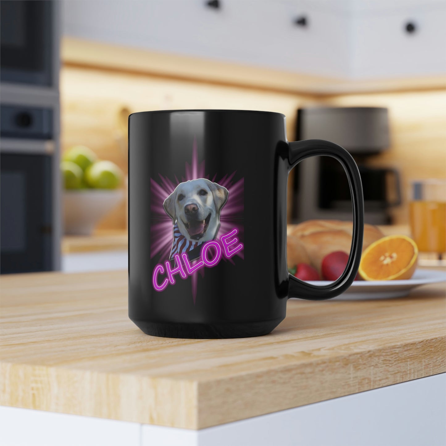 Dj Ditter Chloe Black Mug, 15oz