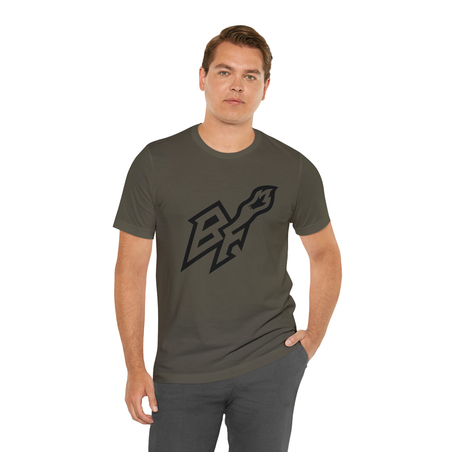 BlackFox Unisex T-shirt W/Black Logo