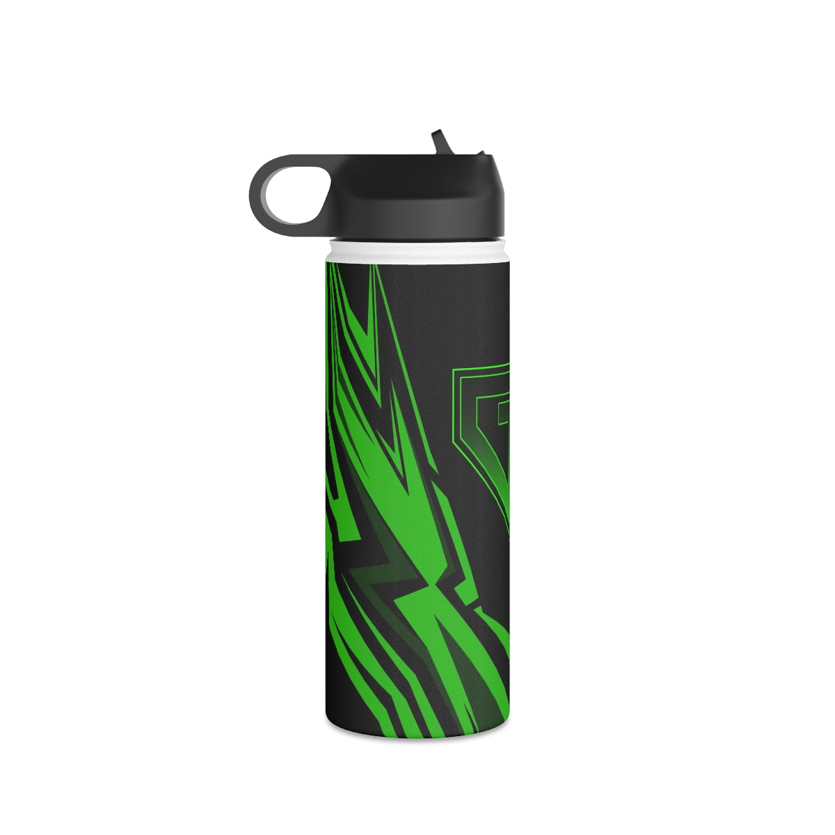 JJ Green Giant Stainless Steel Water Bottle, Standard Lid
