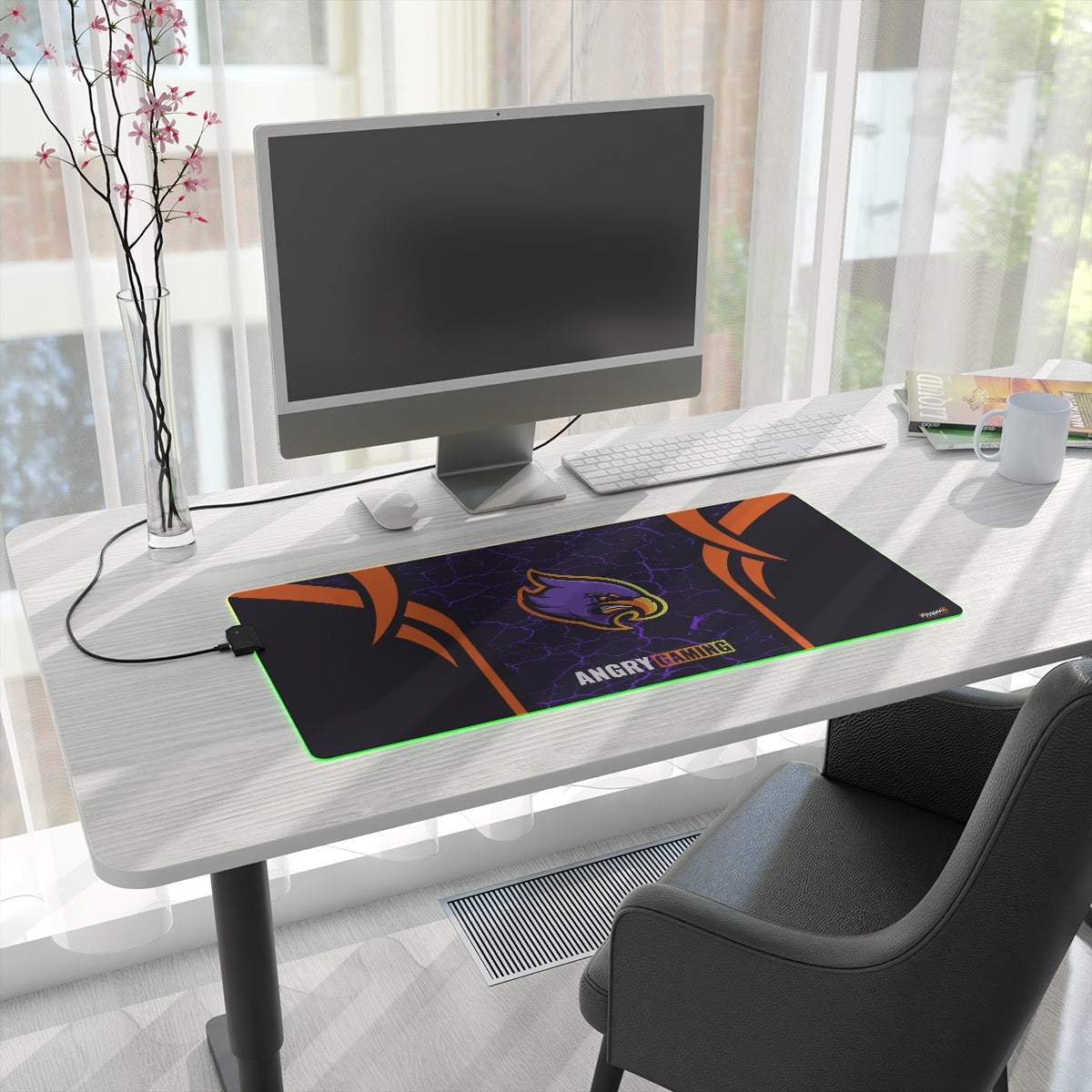 Angry Gaming LED Gaming Mouse Pad