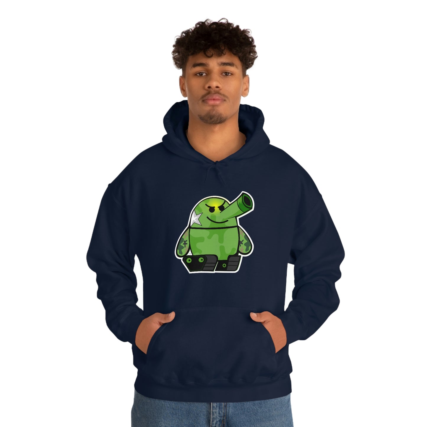 Smarmy Tank Cartoon Unisex Hoodie