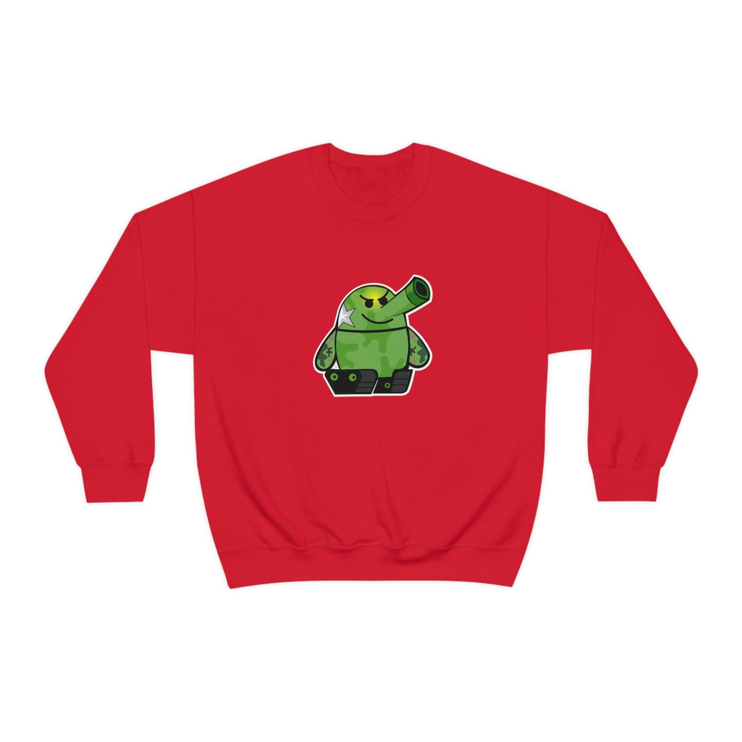 Smarmy Tank Cartoon Unisex Sweatshirt