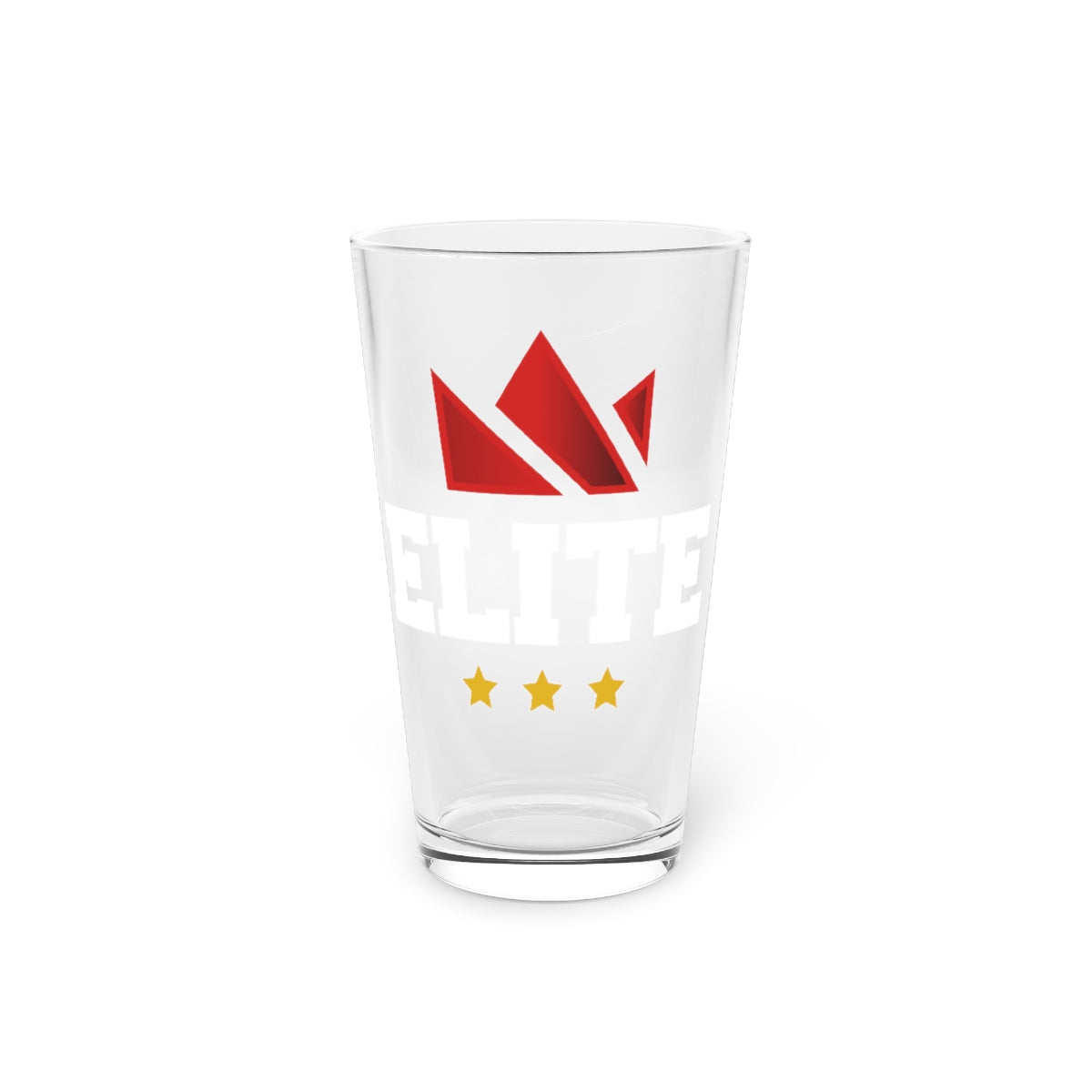 EliteTeam.Tv Pint Glass, 16oz