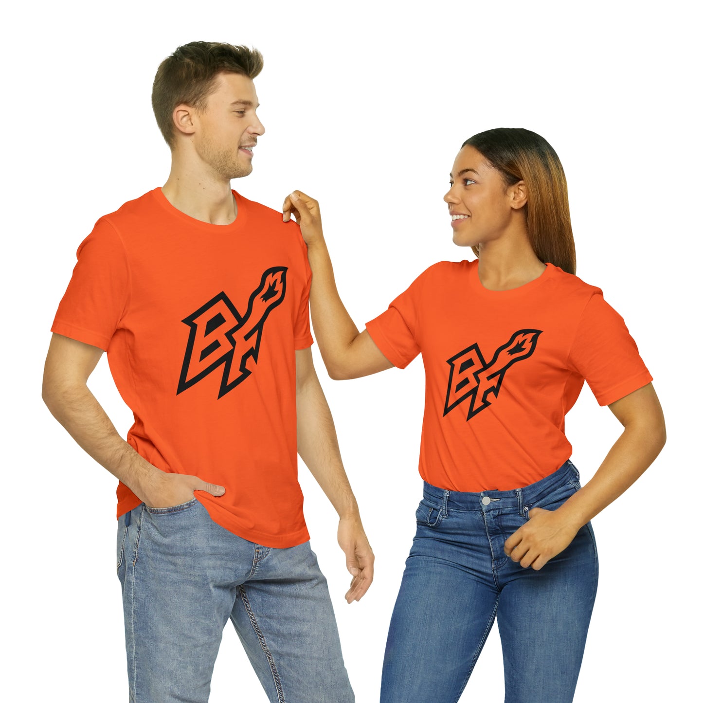BlackFox Unisex T-shirt W/Black Logo
