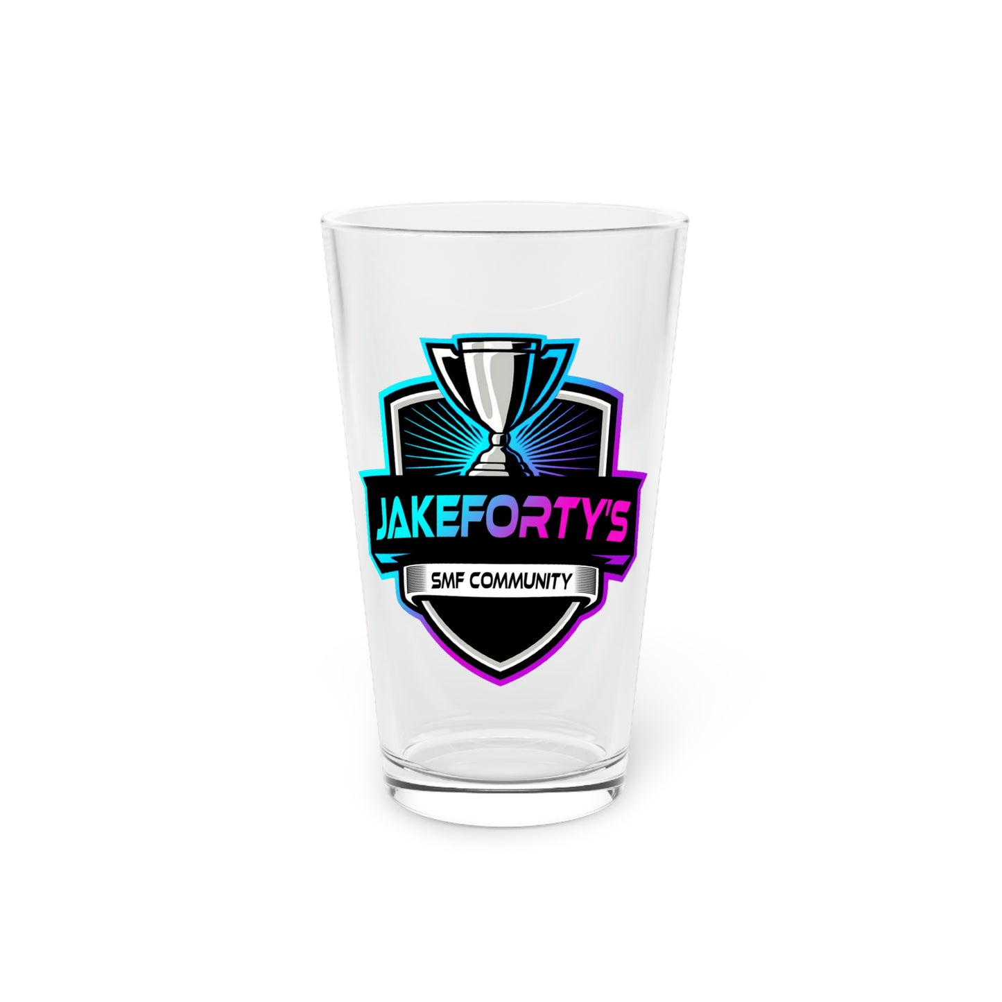 Team SMF Pint Glass, 16oz