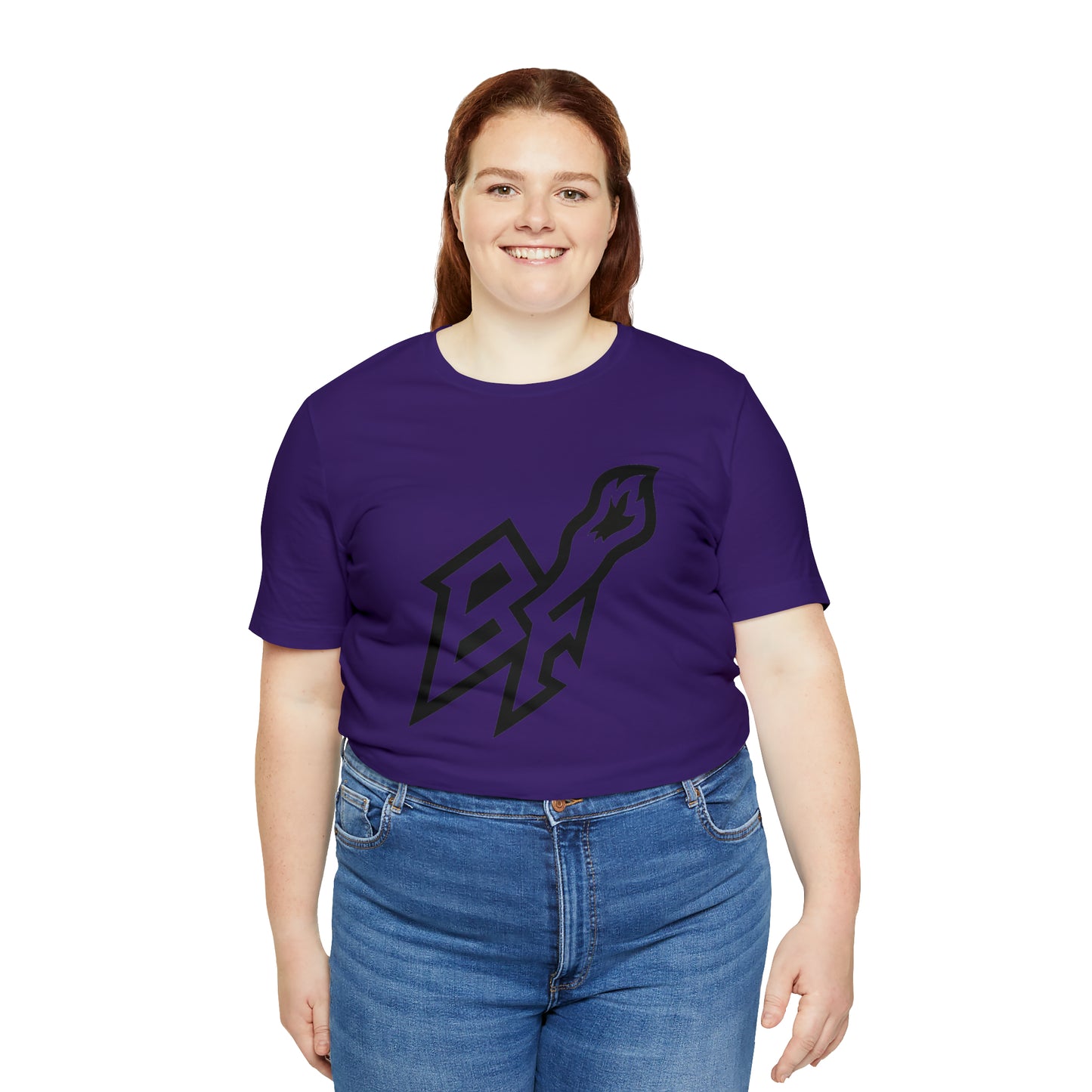 BlackFox Unisex T-shirt W/Black Logo