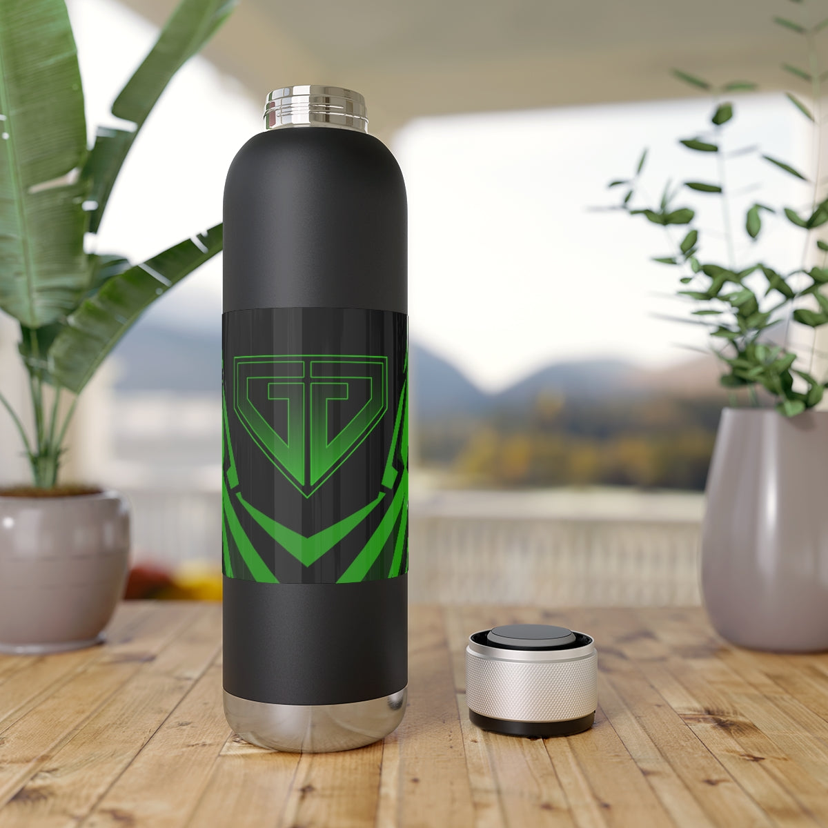 JJ Green Giant Soundwave Copper Vacuum Audio Bottle 22oz
