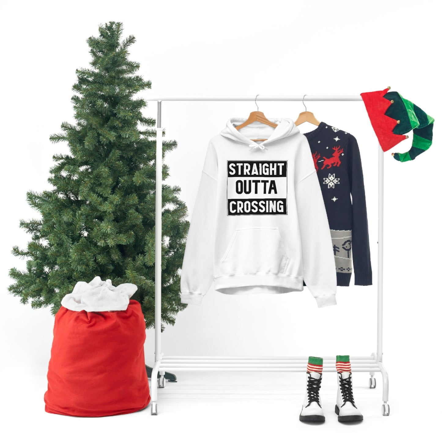 Straight Outta Crossing Unisex Hoodie
