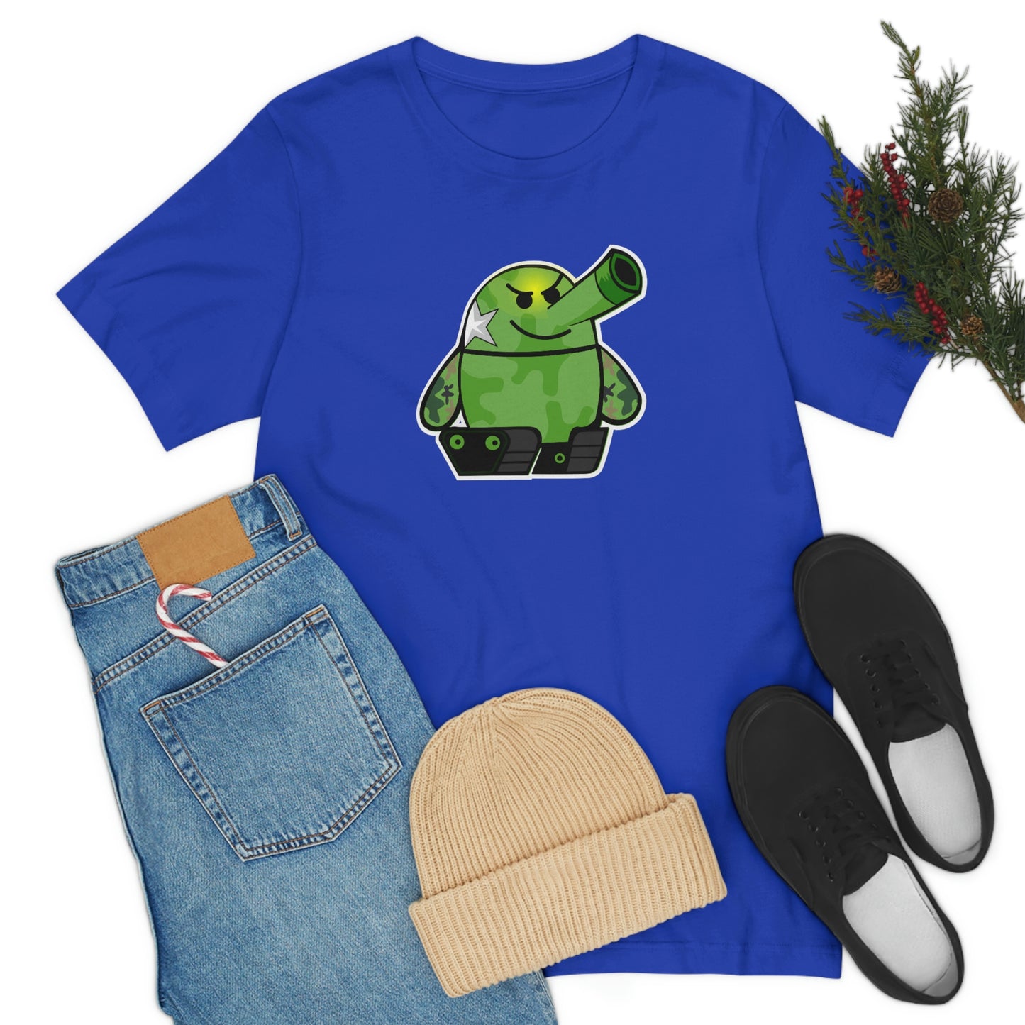 Smarmy Tank Cartoon Unisex T-shirt