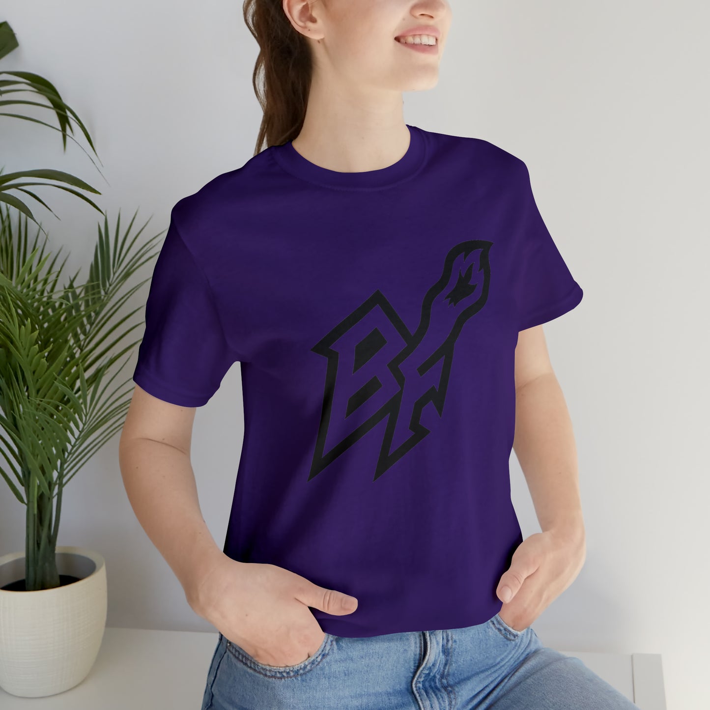 BlackFox Unisex T-shirt W/Black Logo