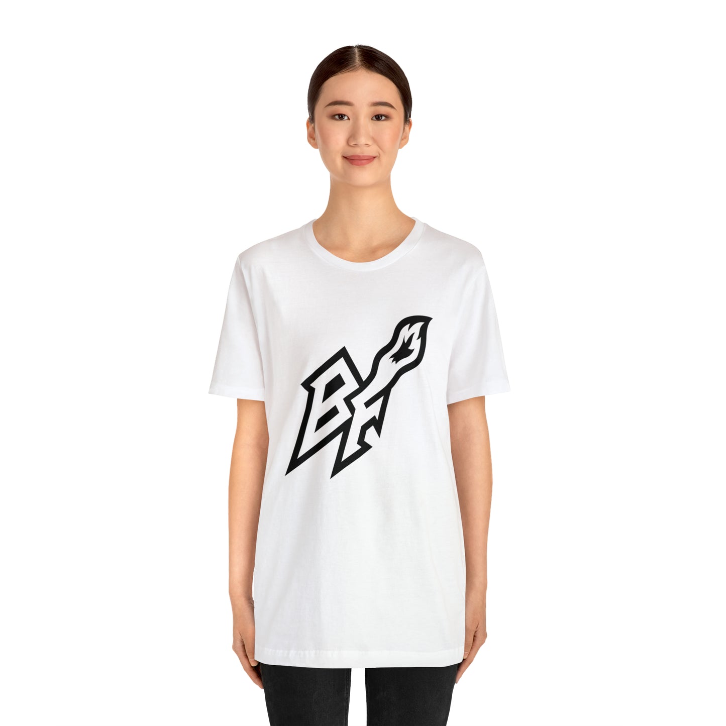 BlackFox Unisex T-shirt W/Black Logo