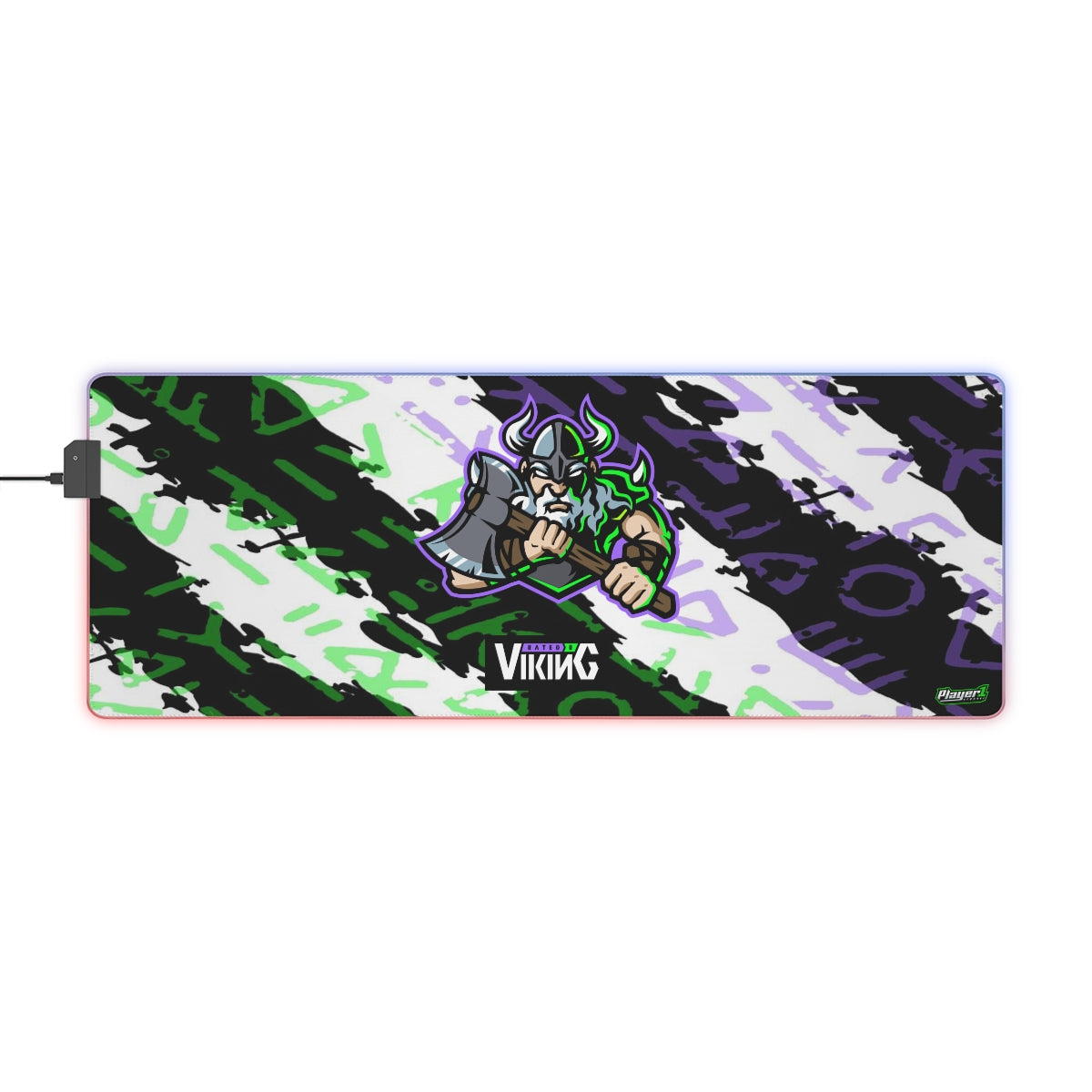 Rated R Viking LED Gaming Mouse Pad