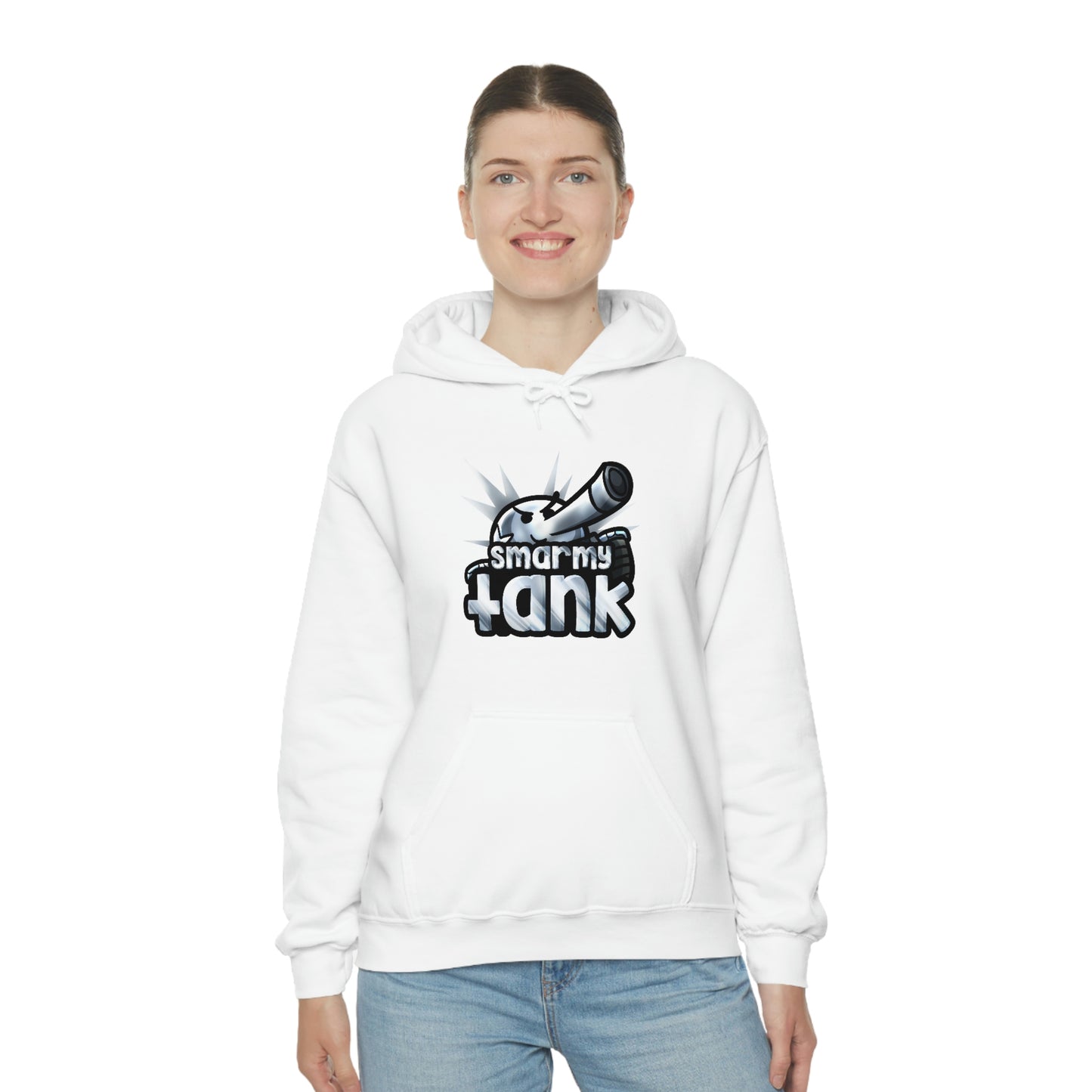 Chrome Smarmy Tank Unisex Hoodie