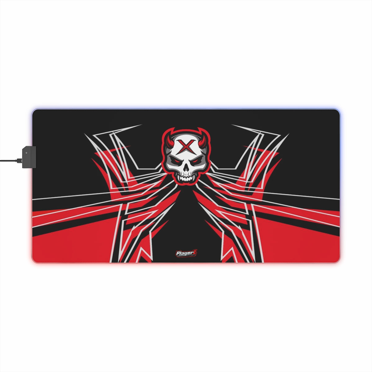Red Bit LED Gaming Mouse Pad