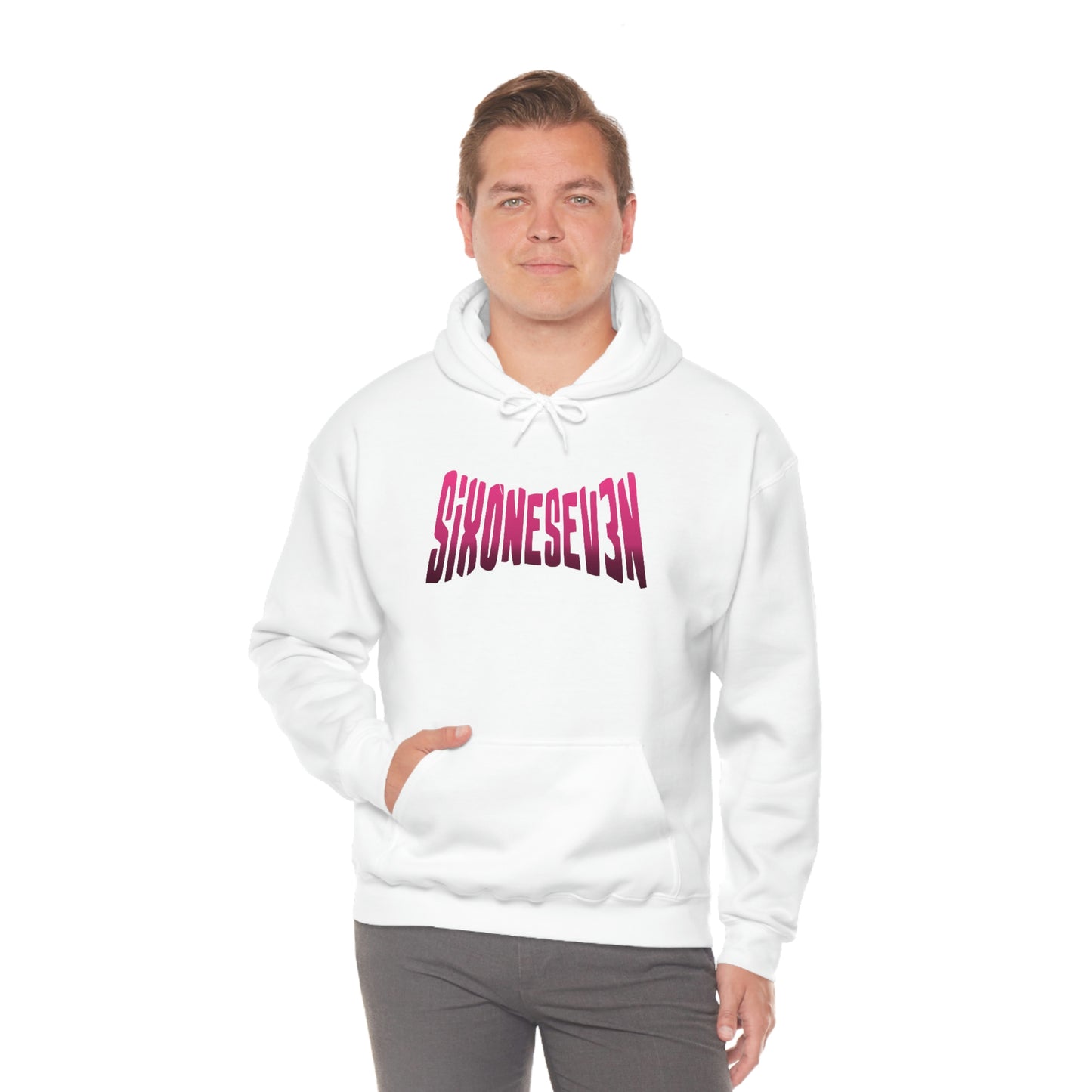 SixOneSev3n Text Unisex Hoodie