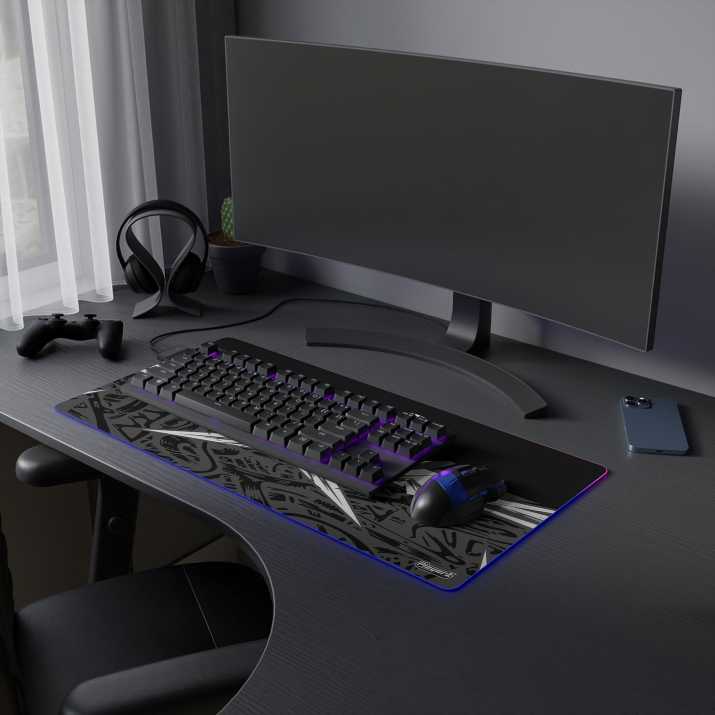 BlackFox LED Gaming Mouse Pad