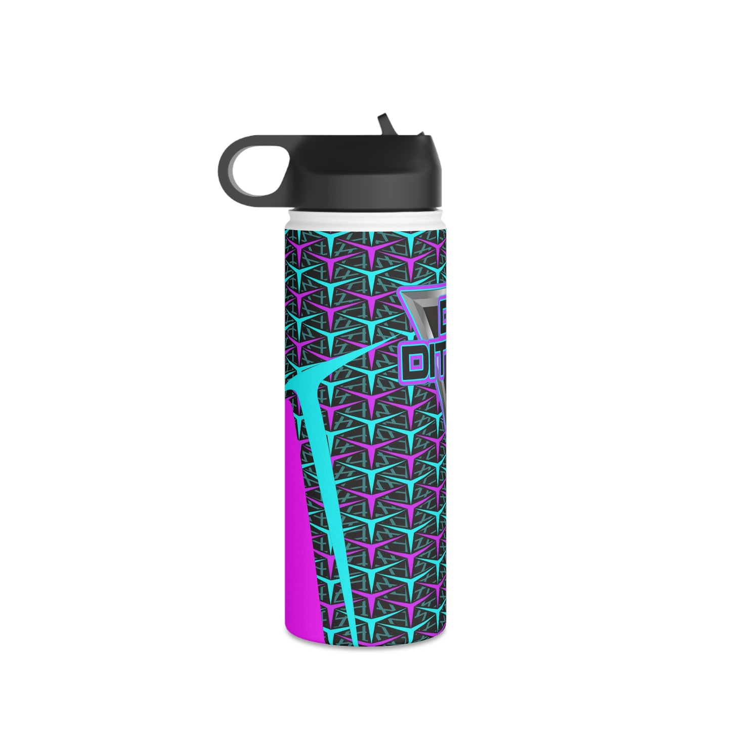 Dj Ditter Stainless Steel Water Bottle, Standard Lid