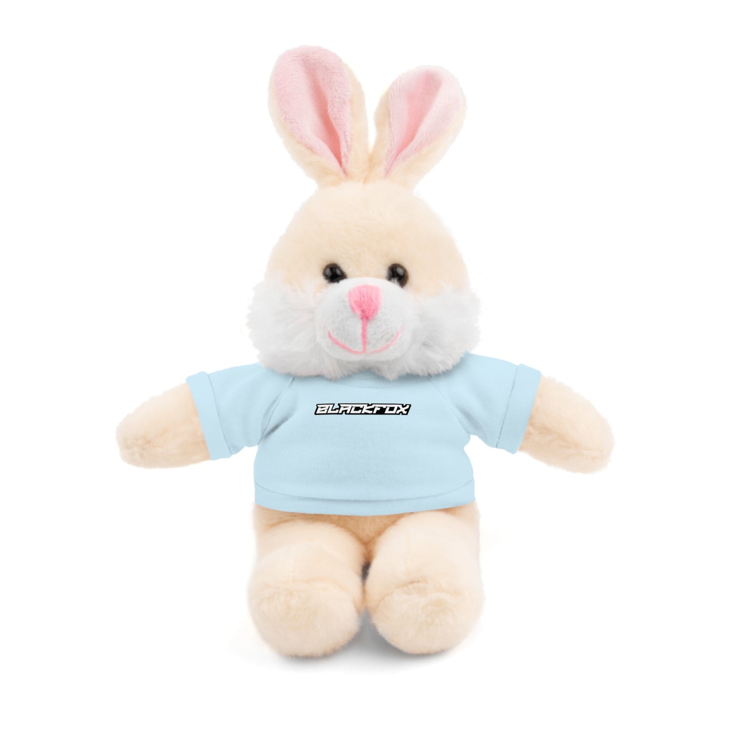 BlackFox Text Stuffed Animals with Tee