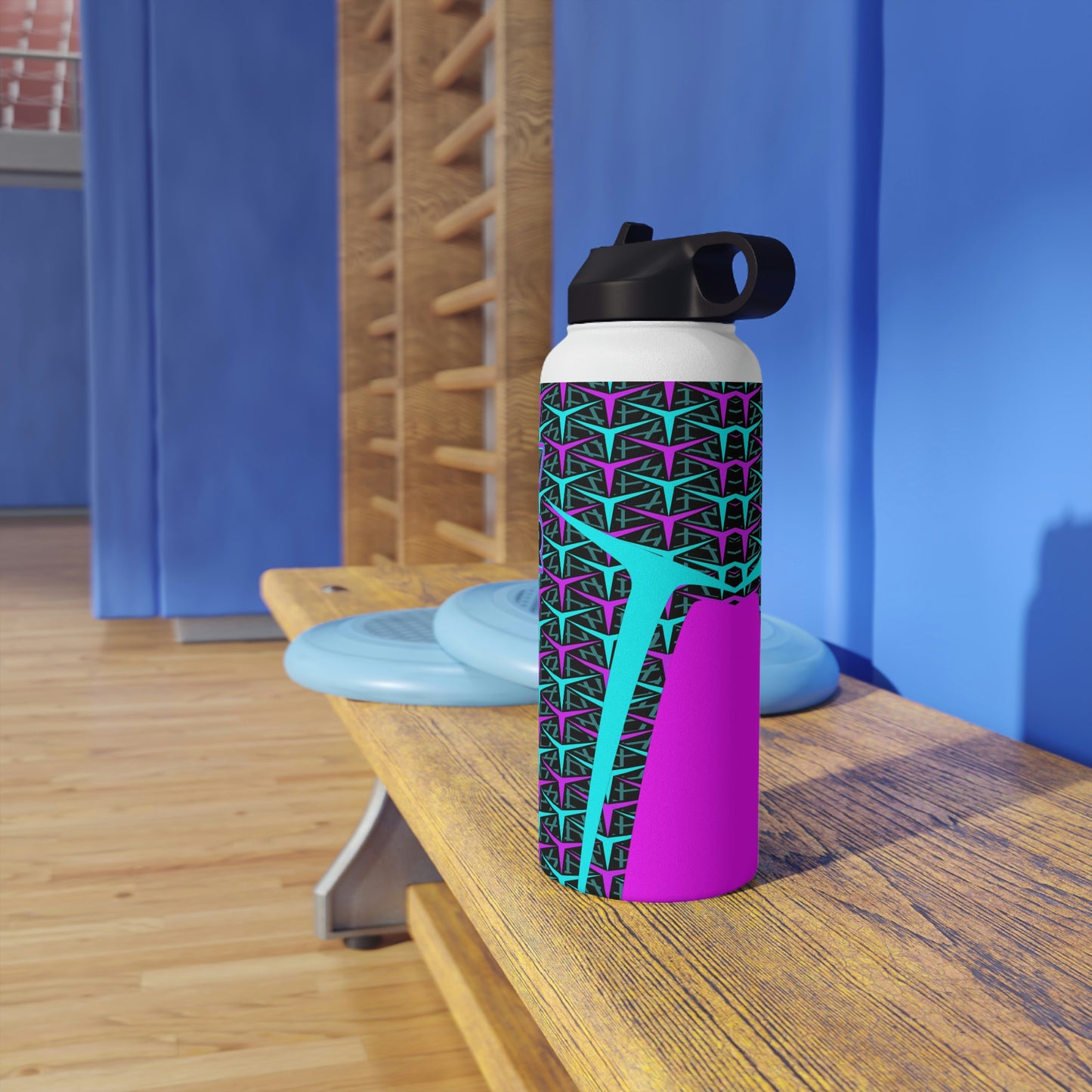 Dj Ditter Stainless Steel Water Bottle, Standard Lid